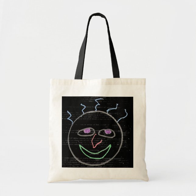 Bolso De Tela Funny Faces Tote Bag (Frente)