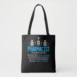 Bolso De Tela Funny Farmacéutica Definición Empleado
