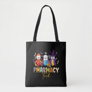 Bolso De Tela Funny Farmacéutico Técnico Farmacéutico Halloween