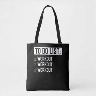 Bolso De Tela Funny Fitness Workout Motivation Saying
