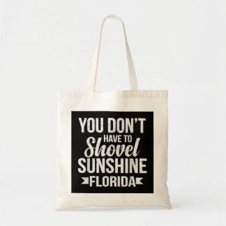 Bolso De Tela Funny Florida Vacation Gift Funny Snow Bird Beach