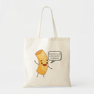 Bolso De Tela Funny Food Pasta Chiste Tote Bag