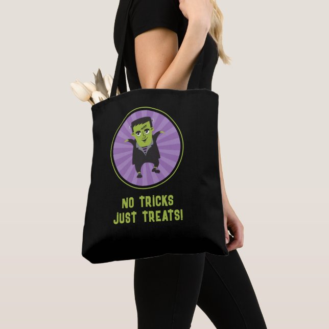 Bolso De Tela Funny Frankenstein Monster Halloween (Detalle)