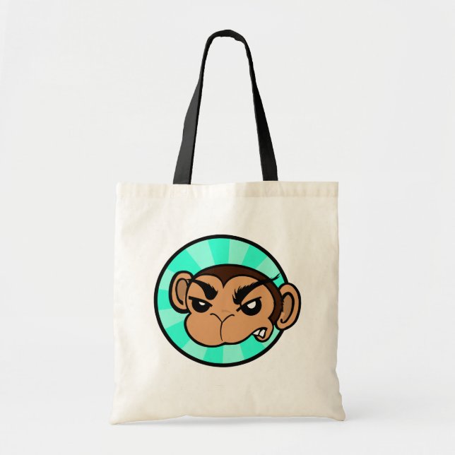 BOLSO DE TELA FUNNY FRUSTRATION MONKEY TOTE BAG (Frente)