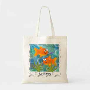 Bolso De Tela Funny Goldfish Personalizado