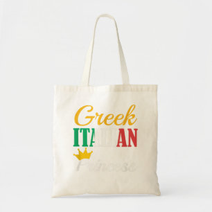 Bolso De Tela FUNNY GREEK ITALIAN PRINCESS Orgulloso Grecia Orgu