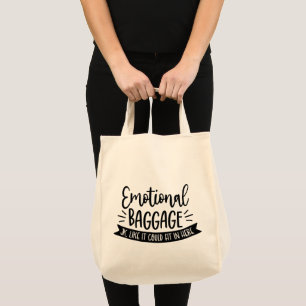 Bolso De Tela Funny Grocery Shopping Bag, Emotional Baggage