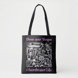 Bolso De Tela Funny Hairdresser Equipment Hair Stylist