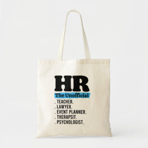 Bolso De Tela Funny Human Resources