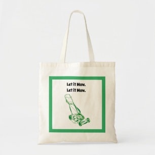 Bolso De Tela Funny Lawn Mower Personalizado - Deja que se mueva