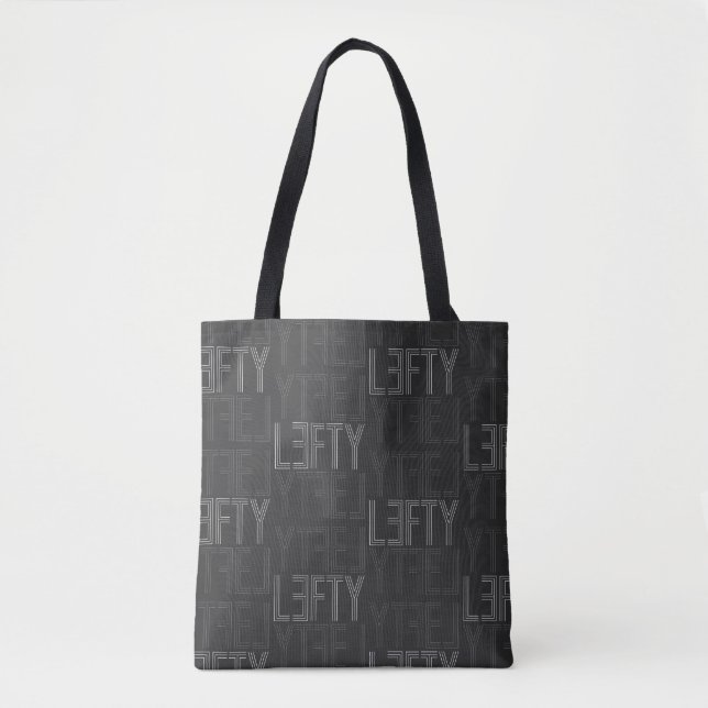 Bolso De Tela Funny Lefty Left (Anverso)