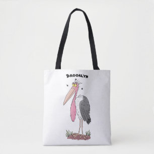 Bolso De Tela Funny marabou stork personalizado