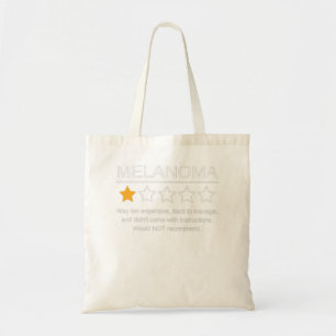 Bolso De Tela Funny Melanoma Conciencia Una estrella Racionando 