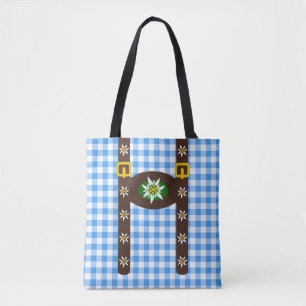 Bolso De Tela Funny Octoberfest Lederhosen Suspendedores