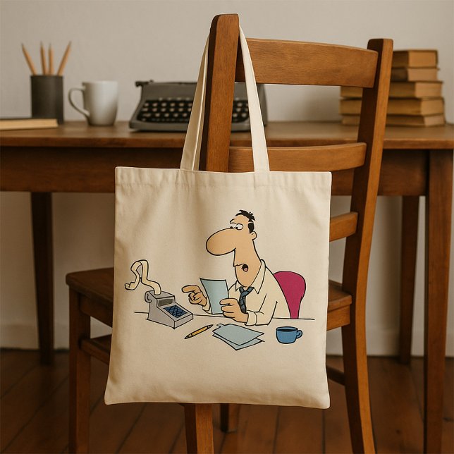Bolso De Tela Funny Personalizado Contador Oficina Humor (Subido por el creador)