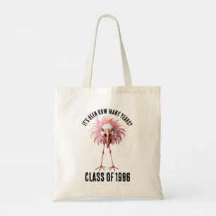 Bolso De Tela Funny Personalizado Flamingo School School Class R