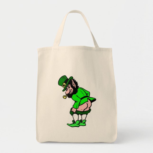 Bolso De Tela Funny Personalizado Leprechaun Bag (Frente)