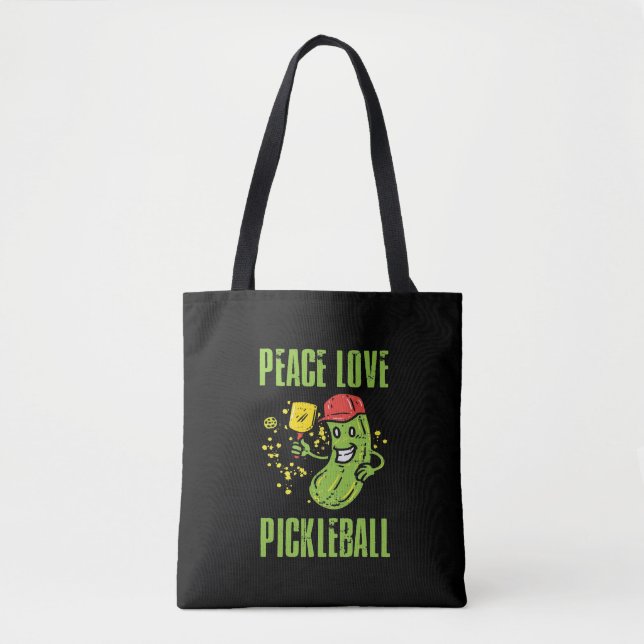 Bolso De Tela Funny Pickleball (Anverso)