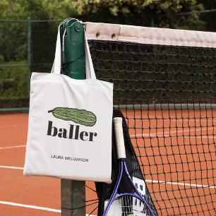 Bolso De Tela Funny Pickleballer Dill Pickle personalizado