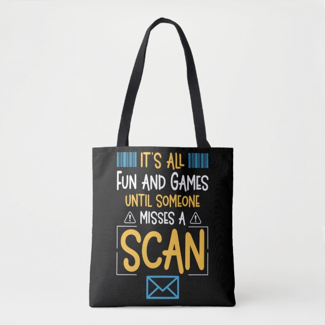 Bolso De Tela Funny Postal Worker Mailman (Anverso)