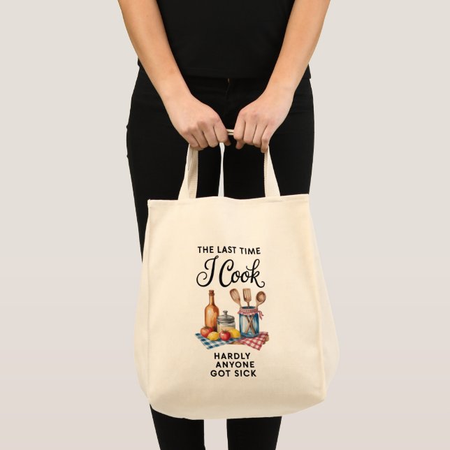 Bolso De Tela Funny Quote Grocery  (Anverso (producto))