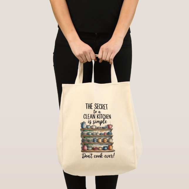 Bolso De Tela Funny Quote Grocery  (Anverso (producto))