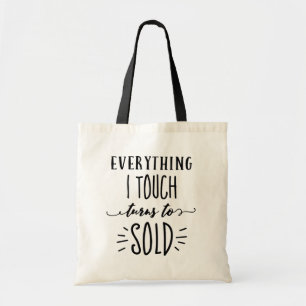 Bolso De Tela Funny Realtor Regalo Real Estate Agente Broker Hog