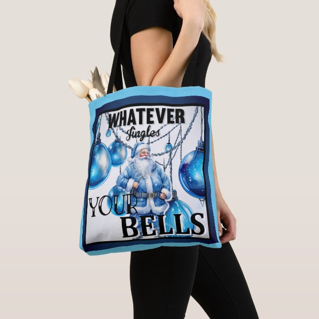 Bolso De Tela Funny Retro Navidades (Detalle)