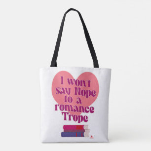 Bolso De Tela Funny Romance Trope Reader Motto