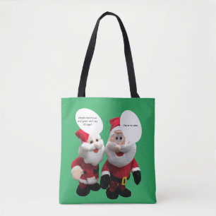Bolso De Tela Funny Santa Chiste