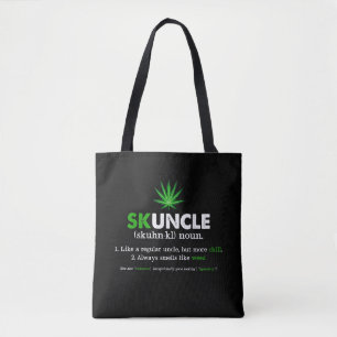 Bolso De Tela Funny Sktío Weed Smoker Uncle Lover