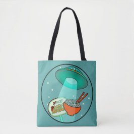 Bolso De Tela Funny Space Noodles Tote Bag