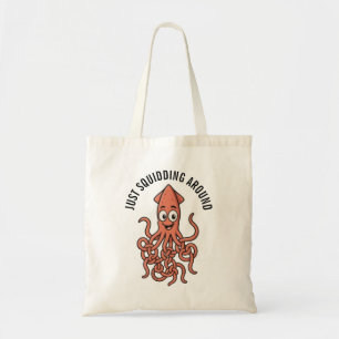 Bolso De Tela Funny Squid