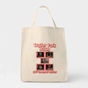 Bolso De Tela Funny Trailer Park Dawg Red