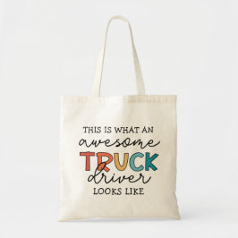 Bolso De Tela Funny Truck Driver | Impresionante camionero de re