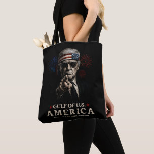 Bolso De Tela Funny Trump Golfo De Estados Unidos 2025 4 De Juli