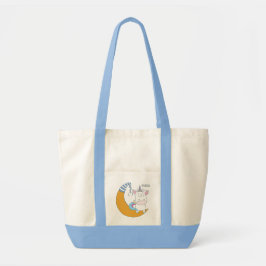 Bolso De Tela Funny Unocorn nombre personalizado totes de niños