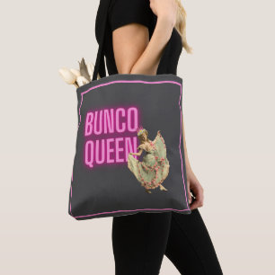 Bolso De Tela Funny Vintage Bunco Queen