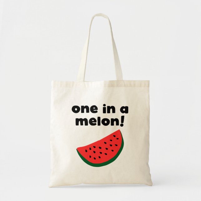 Bolso De Tela Funny Watermelon Tote Bag (Frente)
