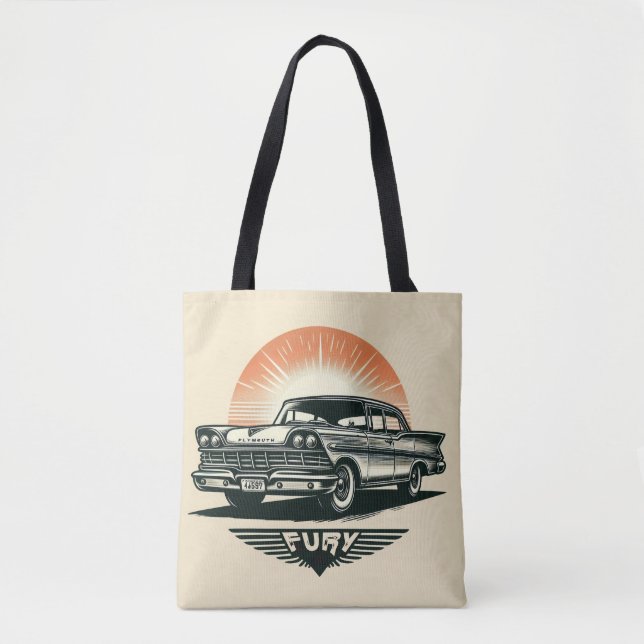 Bolso De Tela Furia (Anverso)