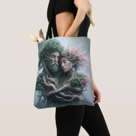Bolso De Tela fusão homem e natureza