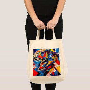 Bolso De Tela Fusión de dinosaurios T-rex de Wild Retro