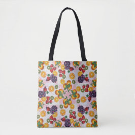 Bolso De Tela Fusión de frutas vibrante