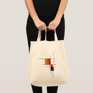 Bolso De Tela Fusión geométrica Minimalista simple