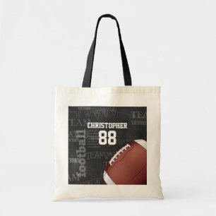 Bolso De Tela Fútbol americano personalizado de la pizarra