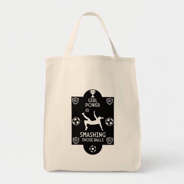 Bolso De Tela Fútbol británico femenino (Frente)