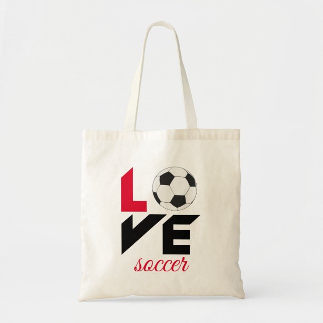 Bolso De Tela Fútbol de amor (Frente)