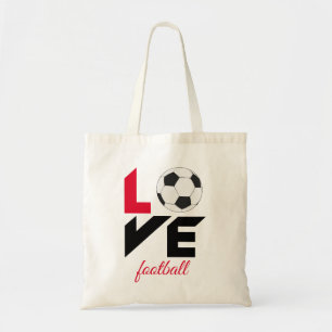 Bolso De Tela Fútbol de amor
