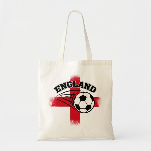 Bolso De Tela Fútbol de hinchas de Inglaterra (Frente)