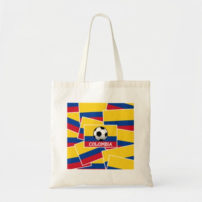 Bolso De Tela Fútbol en Colombia (Frente)